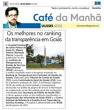 Os melhores no ranking da transparência em Goiás